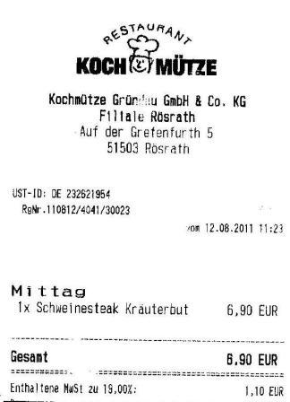 meport Hffner Kochmtze Restaurant